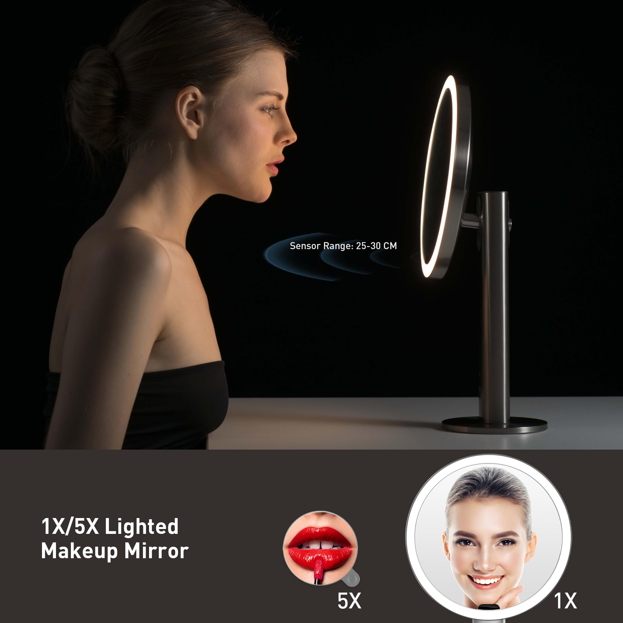 EKO iMira Ultra Clear Sensor Mirror (Stainless Steel) : Amazon.ca
